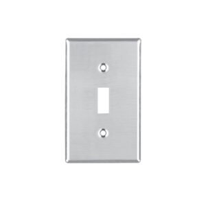 Placa de Acero Inox. para interruptor vertical Standard 46547