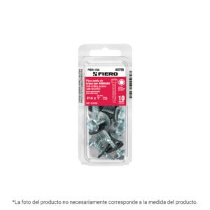 PIBR-1-1-4RA.jpg Blíster con 8 pijas 1-1/4 hexagonal punta broca con rondana 40796