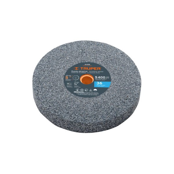 Rueda abrasiva p/esmeril 5x19mm óxido aluminio grano 36 16358