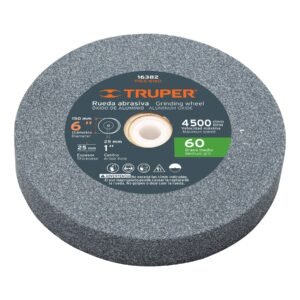 Rueda abrasiva p/esmeril 6x25mm óxido aluminio grano 60 16382