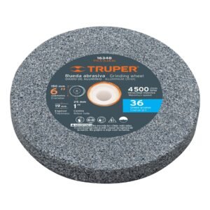 Rueda abrasiva p/esmeril 6x19mm óxido aluminio grano 36 16348