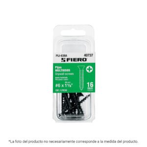 PIJ-1050A.jpg Blíster con 8 pijas #10 x 2 multiusos Fiero 40781