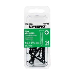 PIJ-838A.jpg Blíster con 14 pijas multiusos #8 x 1-1/2 Fiero 40735