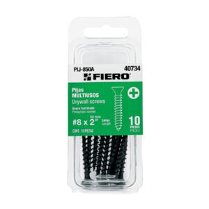 Blíster con 10 pijas multiusos #8 x 2  Fiero 40734