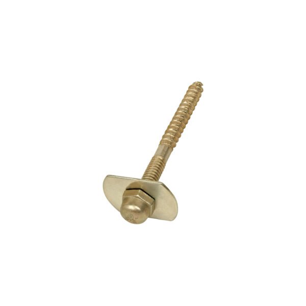 Bolsa con 2 pijas 1/4 x 66 mm para base de WC a piso Foset 49330