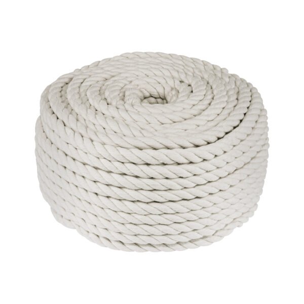Piola de algodón de 10 mm rollo natural 1 kg FIERO 45839