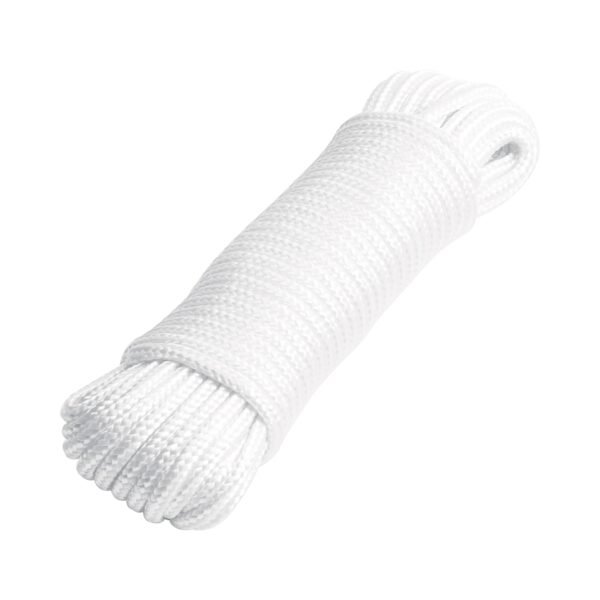 Piola de poliéster diamante de 4mmx15m blanca madeja FIERO 48392