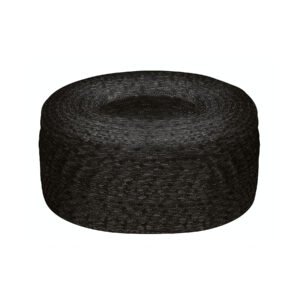 Piola de nylon paracord de 4mm rollo negro 1kg Fiero 45578