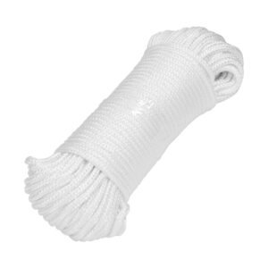 Piola de poliéster diamante de 4mmx30m blanca madeja FIERO 48395