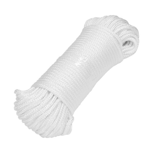 Piola de poliéster diamante de 4mmx30m blanca madeja FIERO 48395