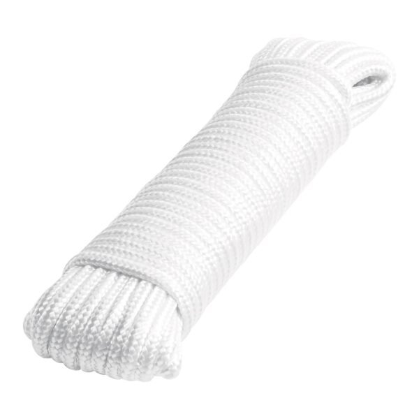 Piola de poliéster diamante de 5mmx15m blanca madeja FIERO 48393