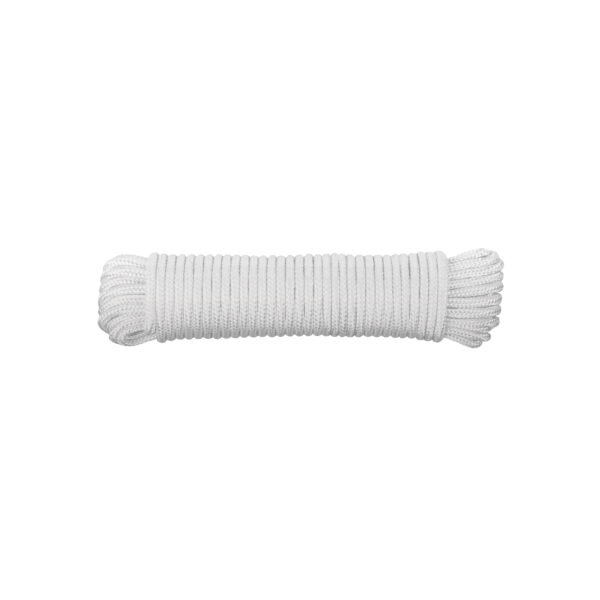 Piola de poliéster diamante de 6mmx15m blanca madeja FIERO 48394