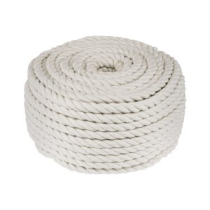 Piola de algodón de 8 mm rollo natural 1 kg FIERO 45838