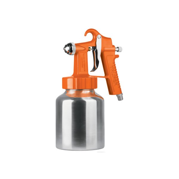 Pistola p/pintar baja presión naranja entrada inf Truper 19000