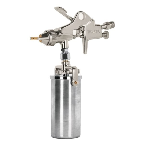 Pistola compacta p/retoque HVHP vaso alum 1.5 mm Truper 14088