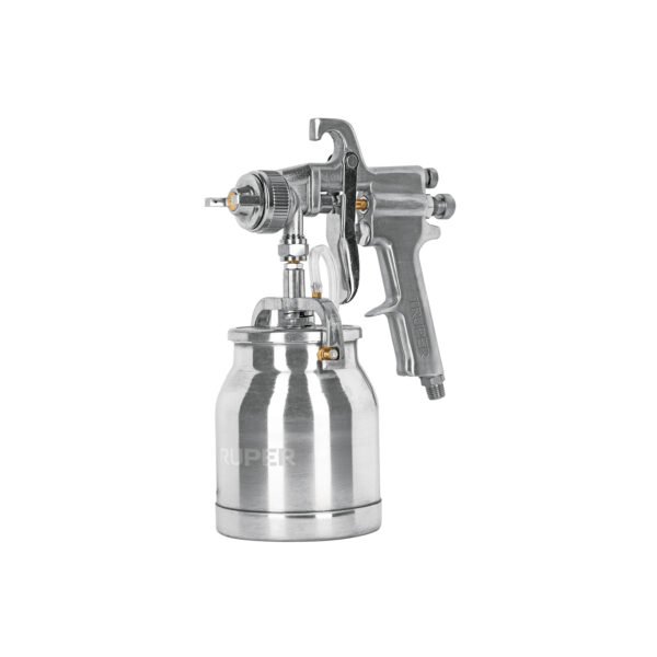 Pistola p/pintar succión HVHP vaso alum 1.8mm 2 vál Truper 14087
