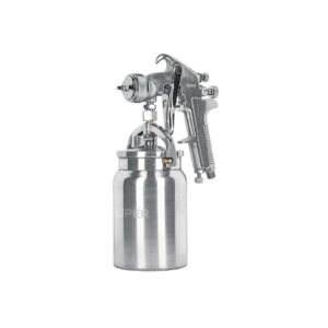 Pistola p/pintar succión HVHP vaso alum 1.8mm 3 vál Truper 14085