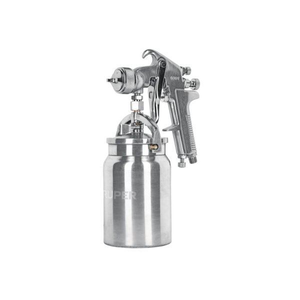 Pistola p/pintar succión HVHP vaso alum 1.8mm 3 vál Truper 14085
