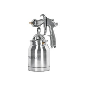 Pistola p/pintar succión HVLP vaso aluminio 1.4 mm Truper 14084