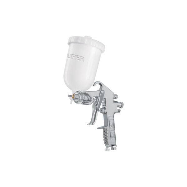 Pistola p/pintar gravedad LVMP vaso plástico 2 mm Truper 101857