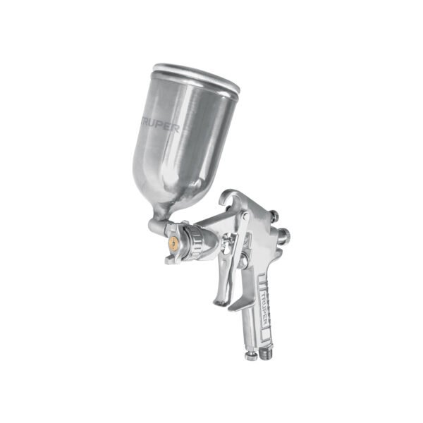 Pistola p/pintar gravedad LVMP vaso aluminio 1.7 mm Truper 13061