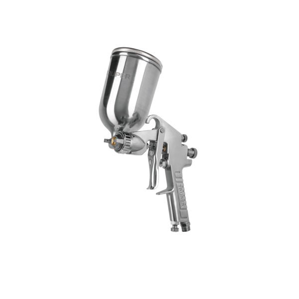 Pistola p/pintar gravedad LVMP vaso aluminio 2 mm Truper 13060