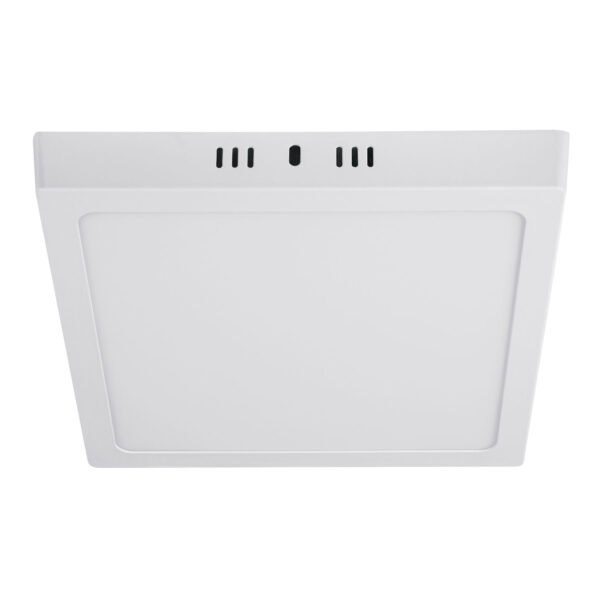 Luminario LED tipo plafón 18 W cuadrado luz de día blanco 47444