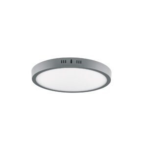 PLA-217L.jpg Luminario LED tipo plafón 24 W redondo luz de día gris 47349