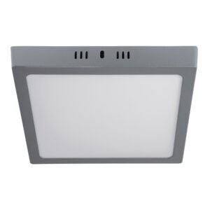 PLA-220L.jpg Luminario LED tipo plafón 18 W cuadrado luz de día gris 47448