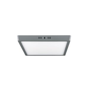 PLA-221L.jpg Luminario LED tipo plafón 24 W cuadrado luz de día gris 47449