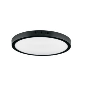 PLA-229L.jpg Luminario LED tipo plafón 24 W redondo luz de día negro 47398