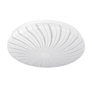 Luminario LED 8W plafón decorativo espiral luz de día BASIC 46015