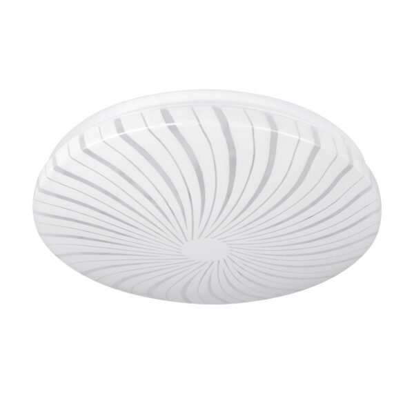 Luminario LED 8W plafón decorativo espiral luz de día BASIC 46015