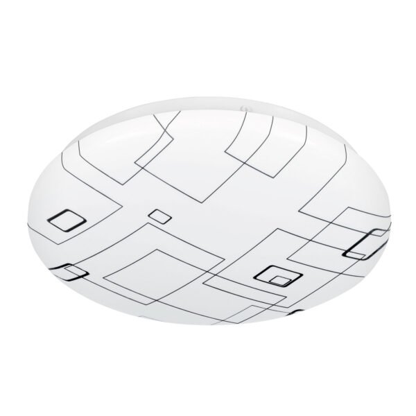 Luminario LED 8W plafón decorativo cuadros luz de día BASIC 43176