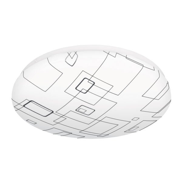Luminario LED 18W plafón decorativo cuadros luz de díaBASIC 43178