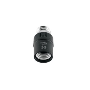 Portalámpara de PVC con sensor de luz Volteck 46516