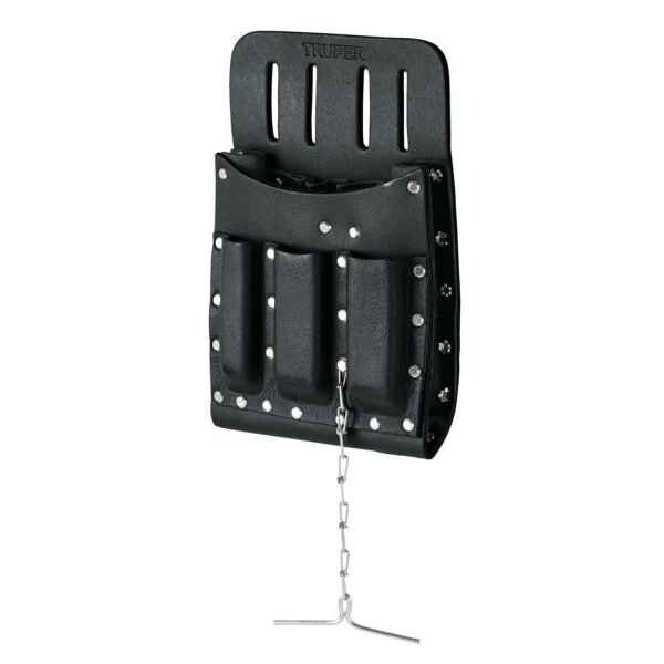 Porta herramientas de cuero con 11 compartimentos Truper 11514