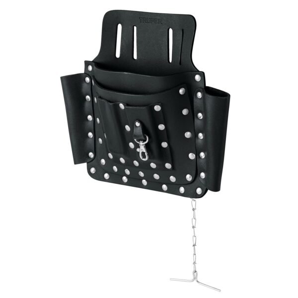Porta herramientas de cuero con 8 compartimentos Truper 11511