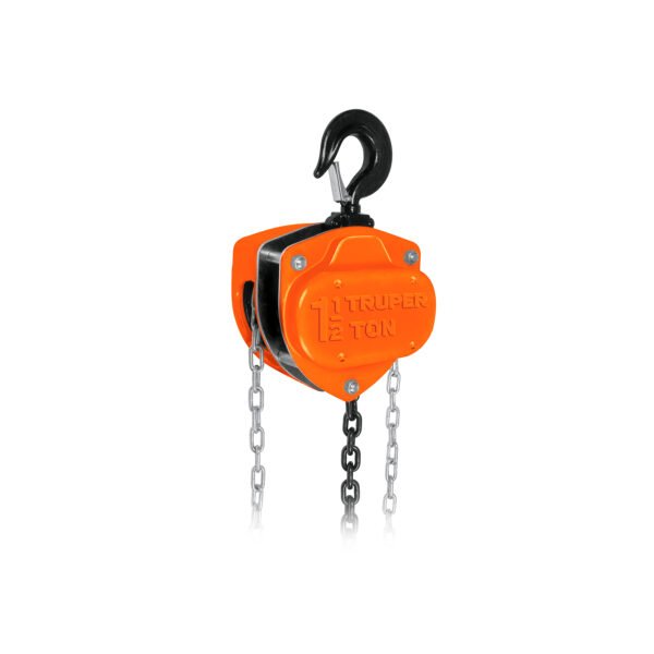 Polipasto de cadena de 1-1/2 ton Truper 16825
