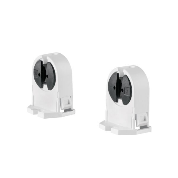 Bolsa 2 pz portalámparas p/tubo LED y fluorescente base G5 45391