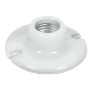 POPO-15.jpg Portalámpara de porcelana 3-1/2 redonda Volteck 46523