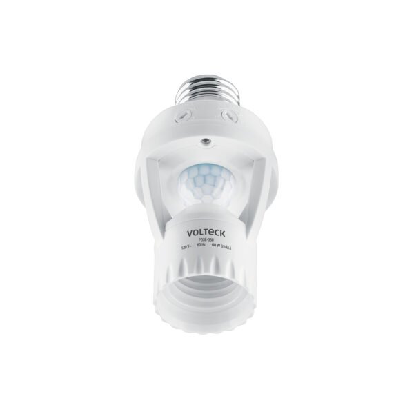 Portalámpara con sensor de movimiento 360° Volteck 46274