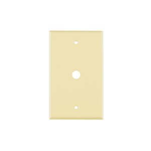 Placa de ABS pasacable Standard marfil Volteck 46403