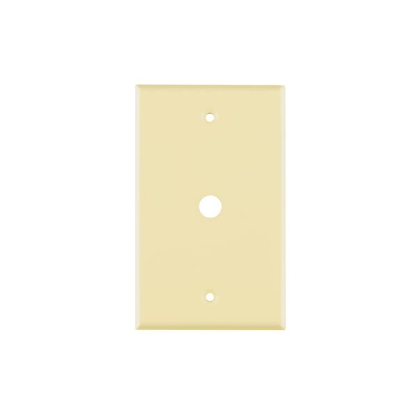 Placa de ABS pasacable Standard marfil Volteck 46403