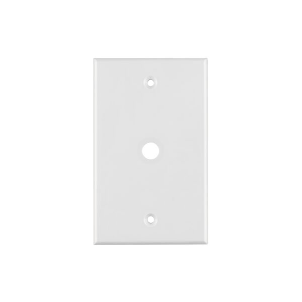 Placa de ABS pasacable Standard blanco Volteck 49711