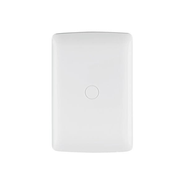 Placa de ABS ciega línea Italiana color blanco Volteck 46141