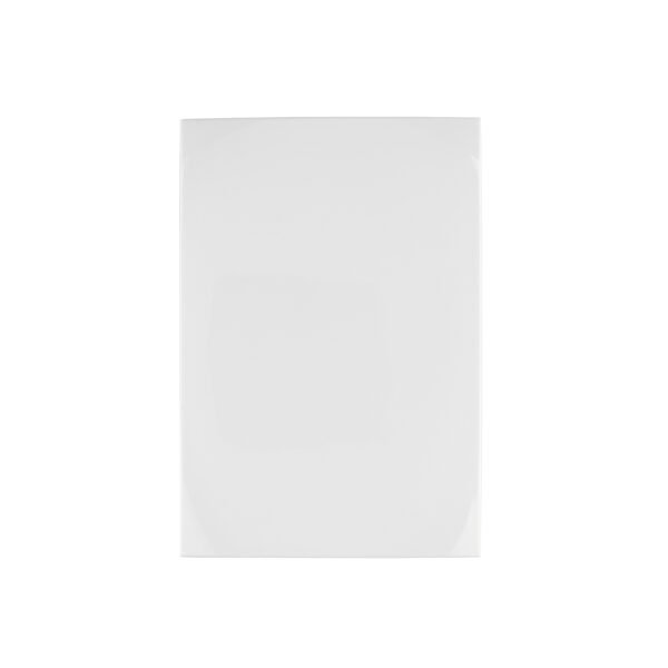 Placa de ABS ciega línea Oslo color blanco Volteck 48306