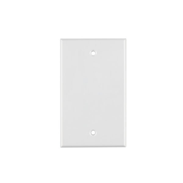 Placa de ABS ciega Standard blanco Volteck 47724