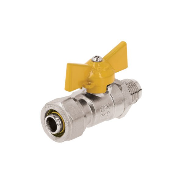 Válvula esfera para PE-AL-PE 3/8a flare 3/8 Foset 45946