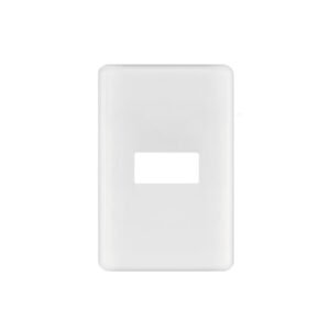 PPSE-B.jpg Placa 1 módulo de ABS blanca Volteck Basic 27222